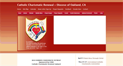 Desktop Screenshot of charismaticrenewaloakland.org